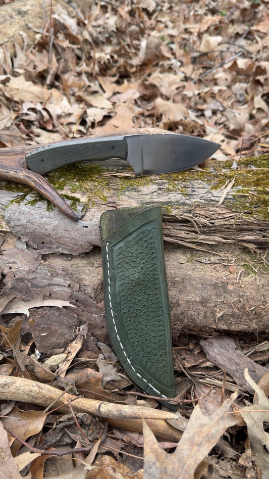 Signature blade w/od green micarta