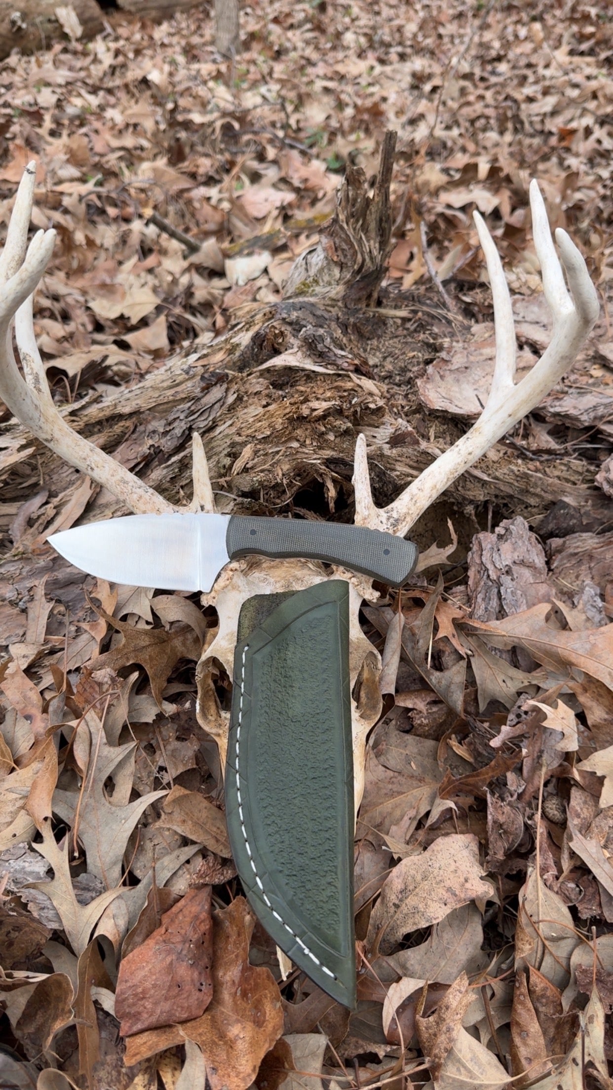 Signature blade w/od green micarta