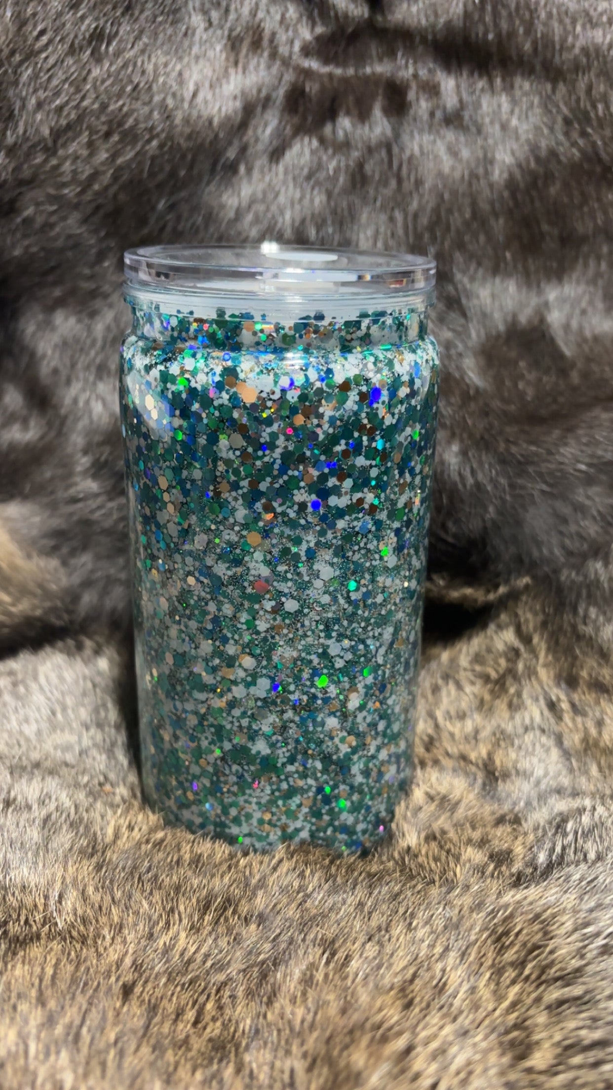 Glitter - Teal, green, blue, white, silver & gold